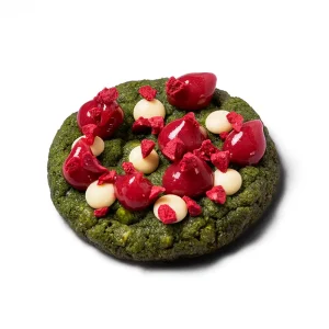 Cookie de matcha, frambuesa y chocolate blanco (4 uds.)