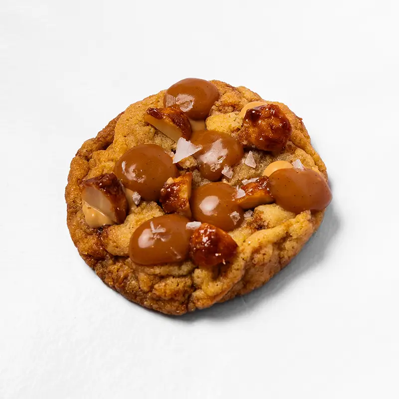 Cookie de macadamia y caramelo de vainilla (4 uds.) - Imagen 2