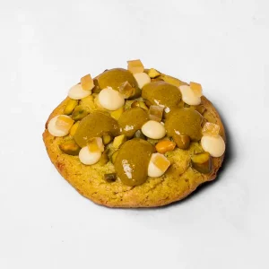 Cookie de pistacho, chocolate blanco y limón confitado (4 uds.)