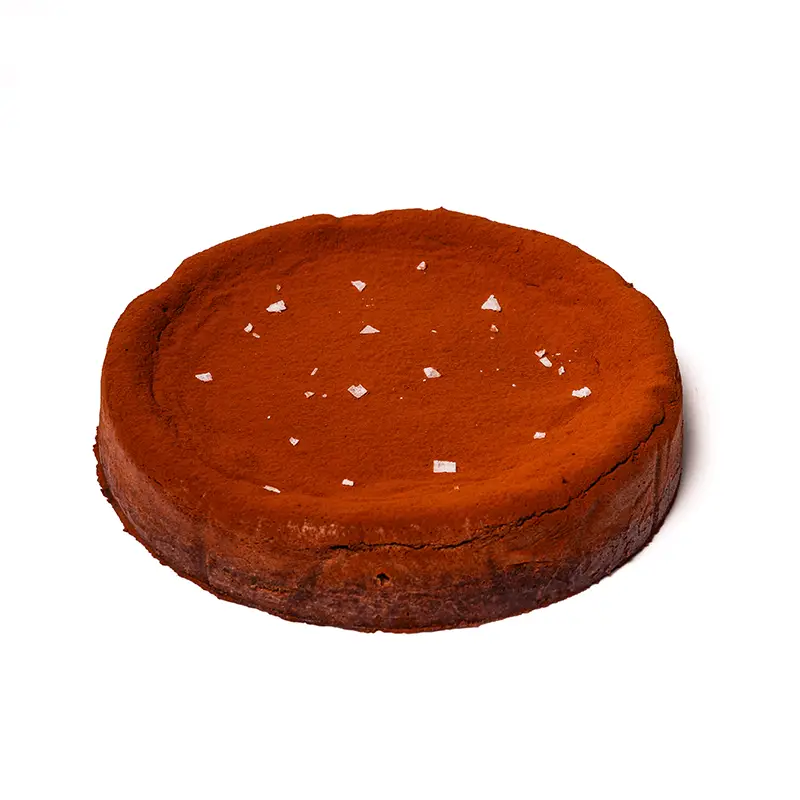 Tarta suflada de chocolate y avellanas